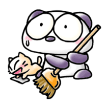 Onayami Panda & Necoco Cat Part2 sticker #4328028