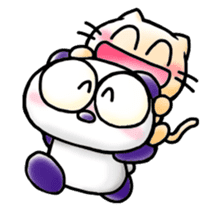Onayami Panda & Necoco Cat Part2 sticker #4328031