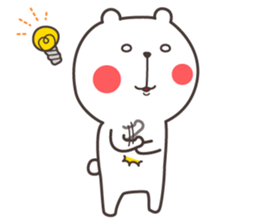 Bear and duck sticker #4328234