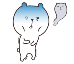 Bear and duck sticker #4328247