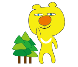 Sticker of black bear sticker #4328256