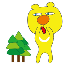 Sticker of black bear sticker #4328257