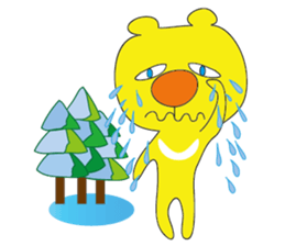 Sticker of black bear sticker #4328261