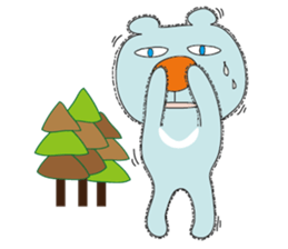 Sticker of black bear sticker #4328266