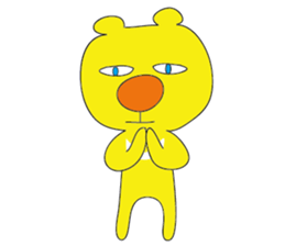 Sticker of black bear sticker #4328270