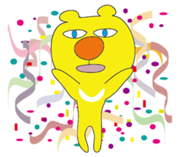 Sticker of black bear sticker #4328279