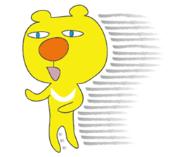 Sticker of black bear sticker #4328280