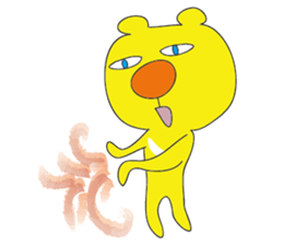 Sticker of black bear sticker #4328282