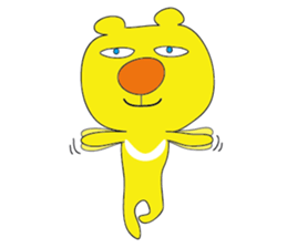 Sticker of black bear sticker #4328285