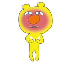 Sticker of black bear sticker #4328286