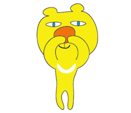 Sticker of black bear sticker #4328288