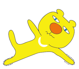 Sticker of black bear sticker #4328292