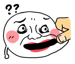 Annoying rice balls sticker #4329016