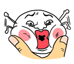 Annoying rice balls sticker #4329020