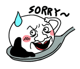 Annoying rice balls sticker #4329029