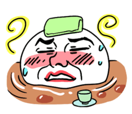 Annoying rice balls sticker #4329037