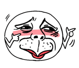 Annoying rice balls sticker #4329040