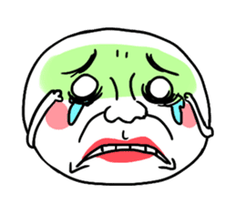 Annoying rice balls sticker #4329042
