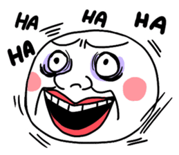 Annoying rice balls sticker #4329043