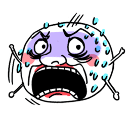 Annoying rice balls sticker #4329044