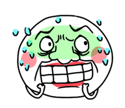 Annoying rice balls sticker #4329045