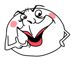 Annoying rice balls sticker #4329048