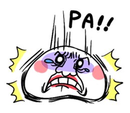 Annoying rice balls sticker #4329053