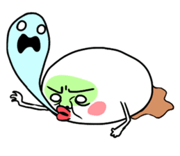 Annoying rice balls sticker #4329055
