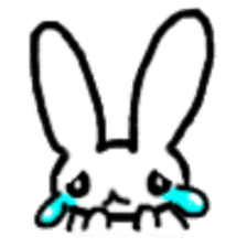 A healthy kid Rabbit Omochi. English Ver sticker #4329904