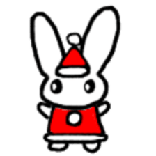 A healthy kid Rabbit Omochi. English Ver sticker #4329908