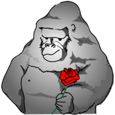 RARIGO of a gorilla2 sticker #4330906