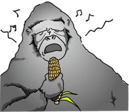 RARIGO of a gorilla2 sticker #4330913