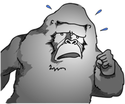 RARIGO of a gorilla2 sticker #4330917