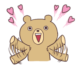 Teddy bear and Usamaru sticker #4330976