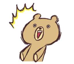 Teddy bear and Usamaru sticker #4330980