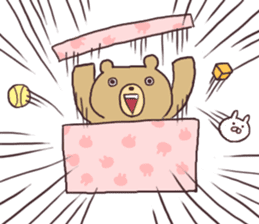 Teddy bear and Usamaru sticker #4330984