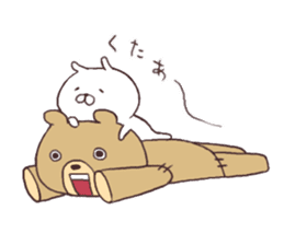 Teddy bear and Usamaru sticker #4330988