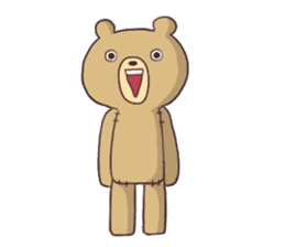 Teddy bear and Usamaru sticker #4331009