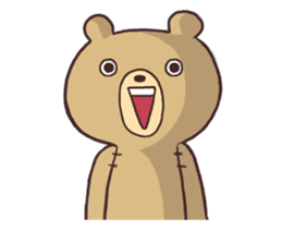 Teddy bear and Usamaru sticker #4331010