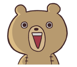 Teddy bear and Usamaru sticker #4331011
