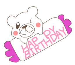 fun every day of mr.bear sticker #4331497