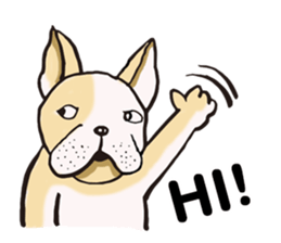 Stupid French Bulldog sticker #4331779