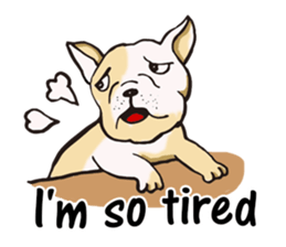 Stupid French Bulldog sticker #4331793