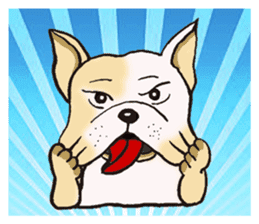 Stupid French Bulldog sticker #4331799
