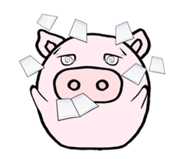 Pig husband sticker #4332152