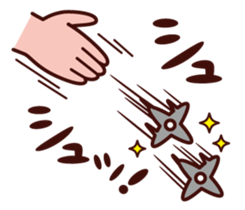 Hand and something sticker #4332889