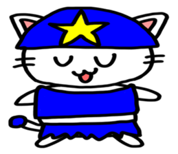 White Cat Fight sticker #4332985