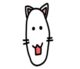White Cat Fight sticker #4332996