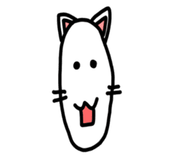 White Cat Fight sticker #4332996