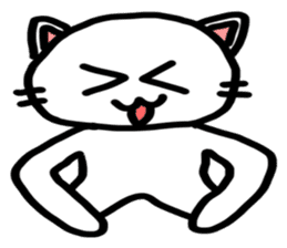 White Cat Fight sticker #4332999